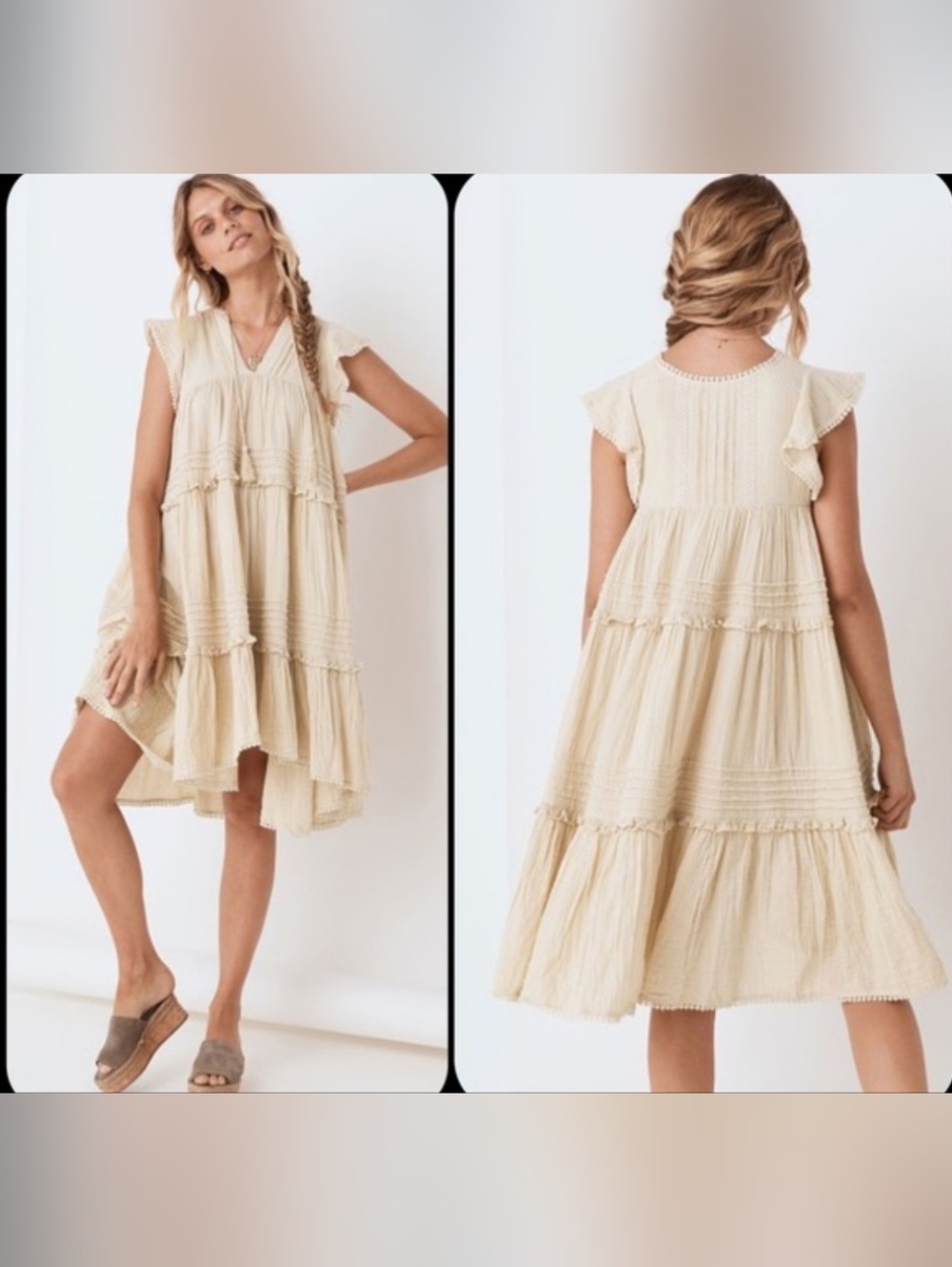 Spell & The Gypsy Collective Hanalei Midi Boho Dress Size Small. - Picture 3 of 16